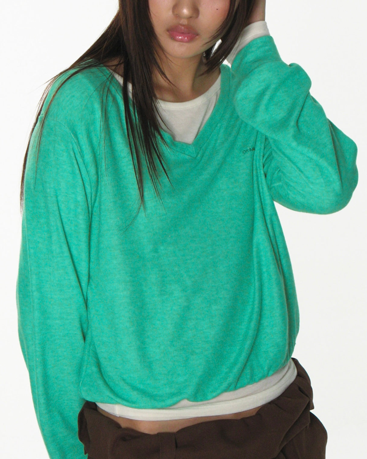 【CRANK】SOFT V-NECK KNIT