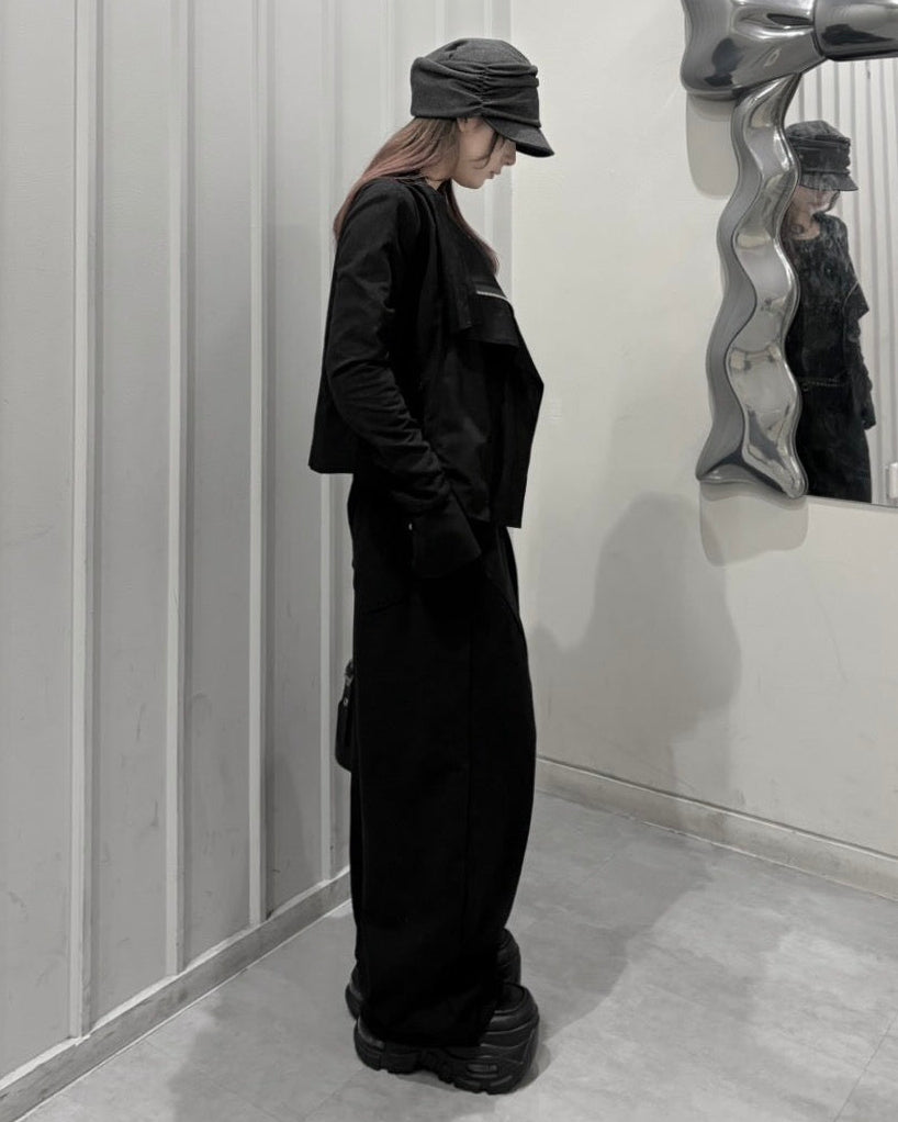 受注制【nmtc+】Curved Seam Wide Sweat Pants (2color)