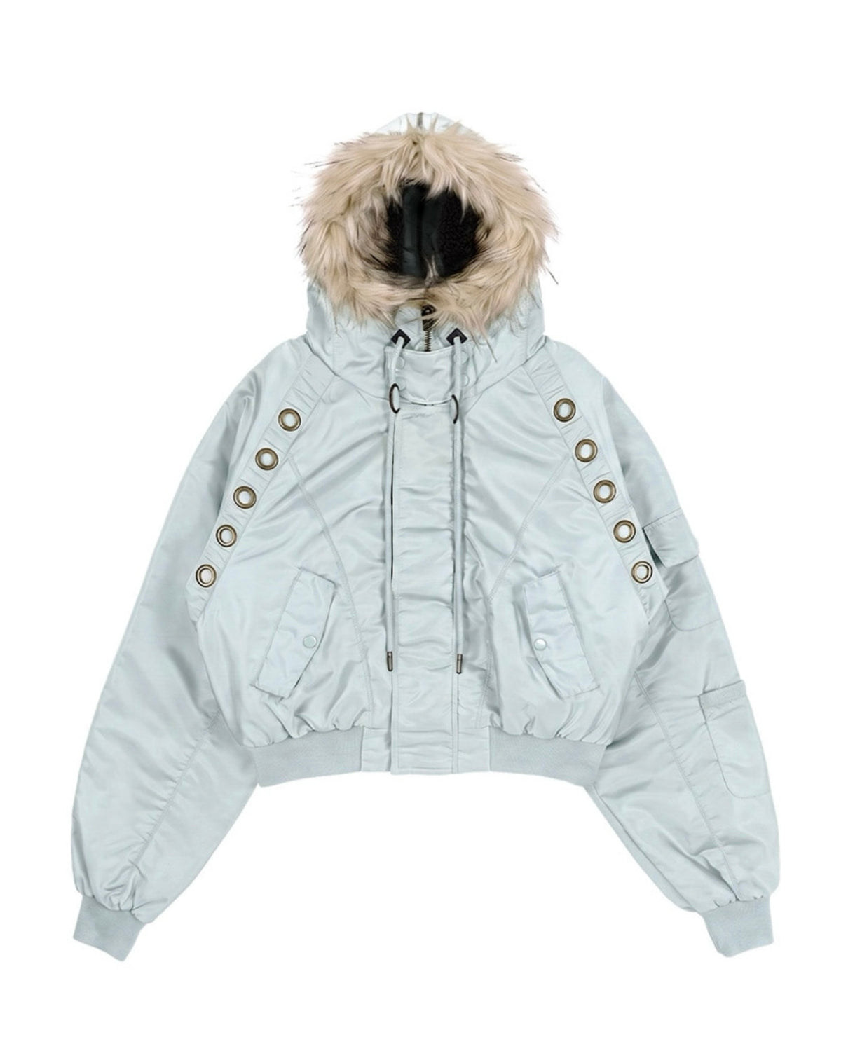 【FANCY CLUB】EYELET FUR MA-1