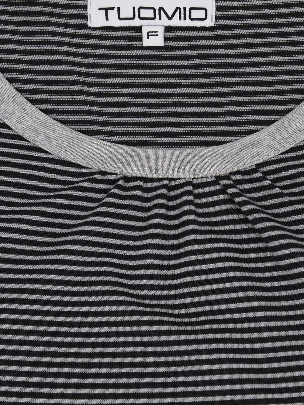 6/8 21:00発売【TUOMIO】STRIPE TIE DRESS