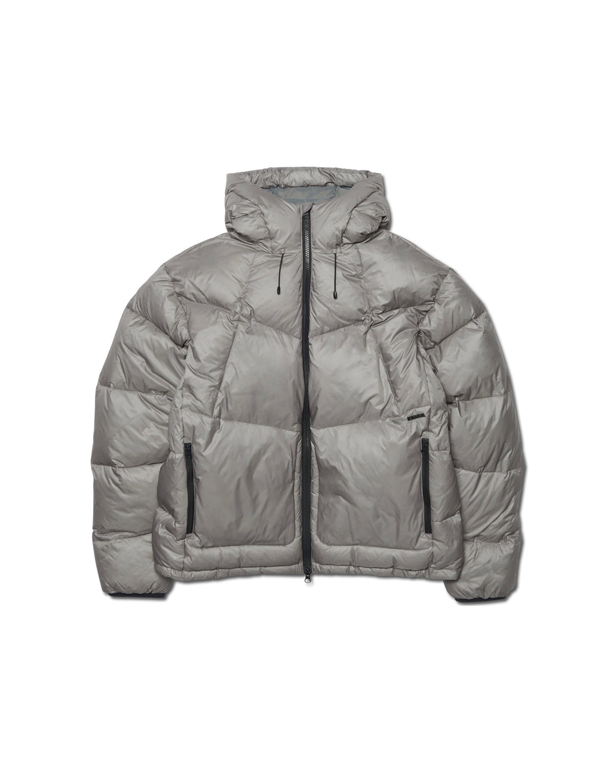 【NOMANUAL】SLANT CROP HOODED DUCK DOWN