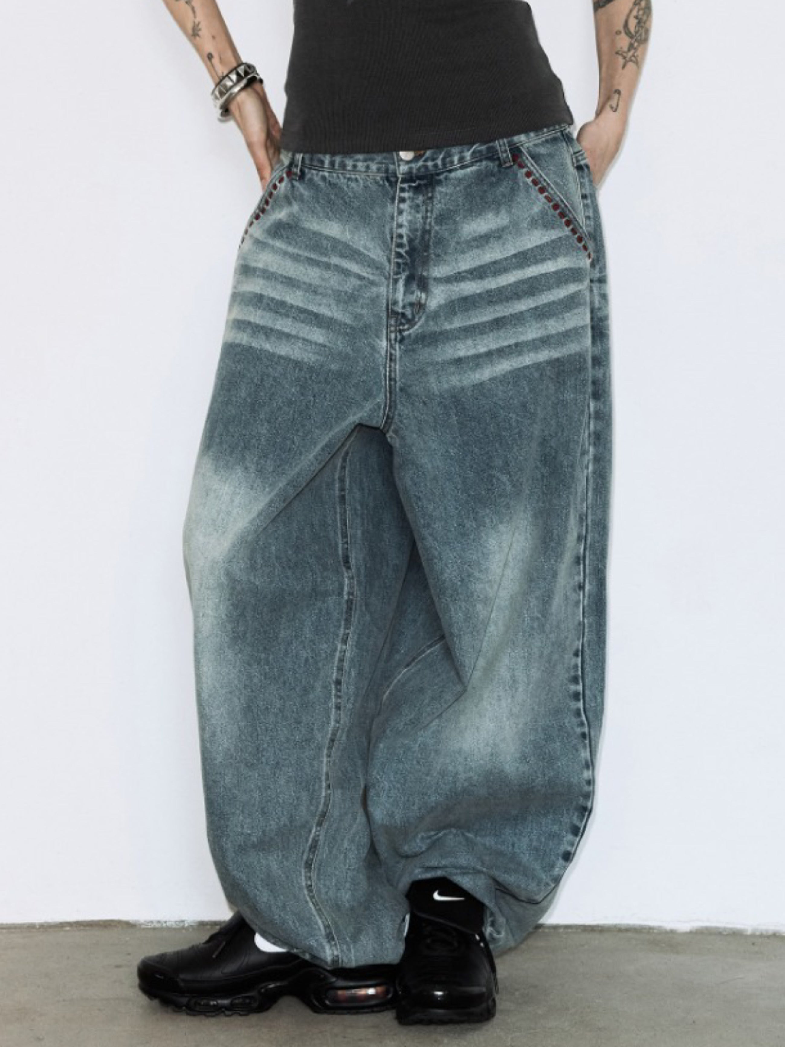 【FANCY CLUB】BAYWATCH DENIM PANTS