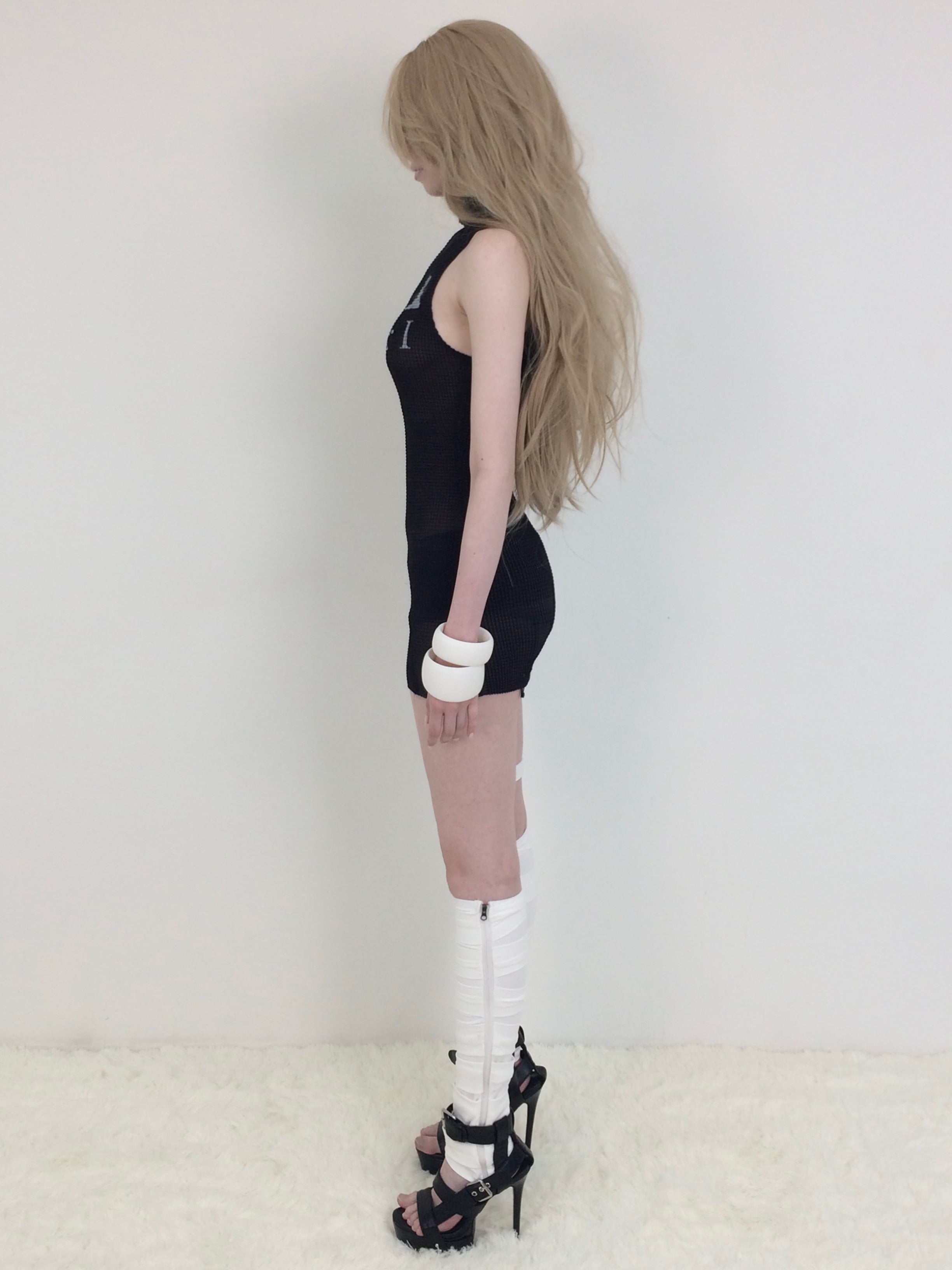 【bonnae】Pleated mini dress