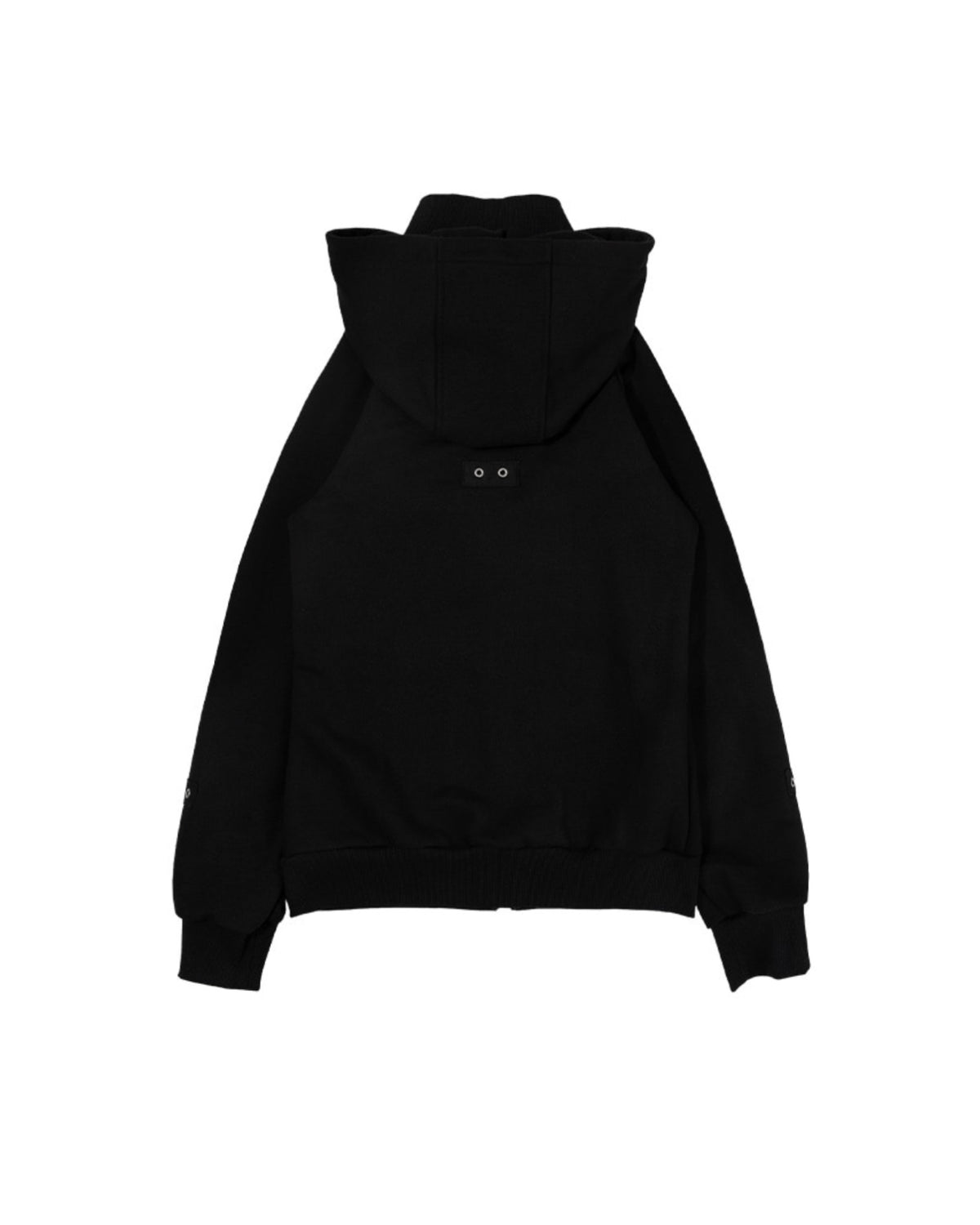 【FANCY CLUB】LAYER BUCKLE HOODED ZIP-UP