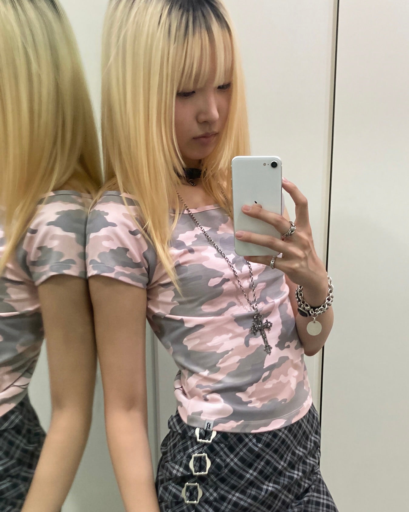 【runningHIGH】CAMOUFLAGE H/S TEE