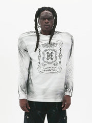 【E RIN AI E】ASH MOON LONG SLEEVE T