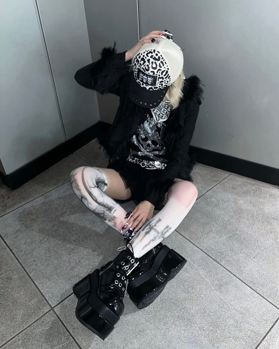 国際配送【BABY09】forbidden angel socks