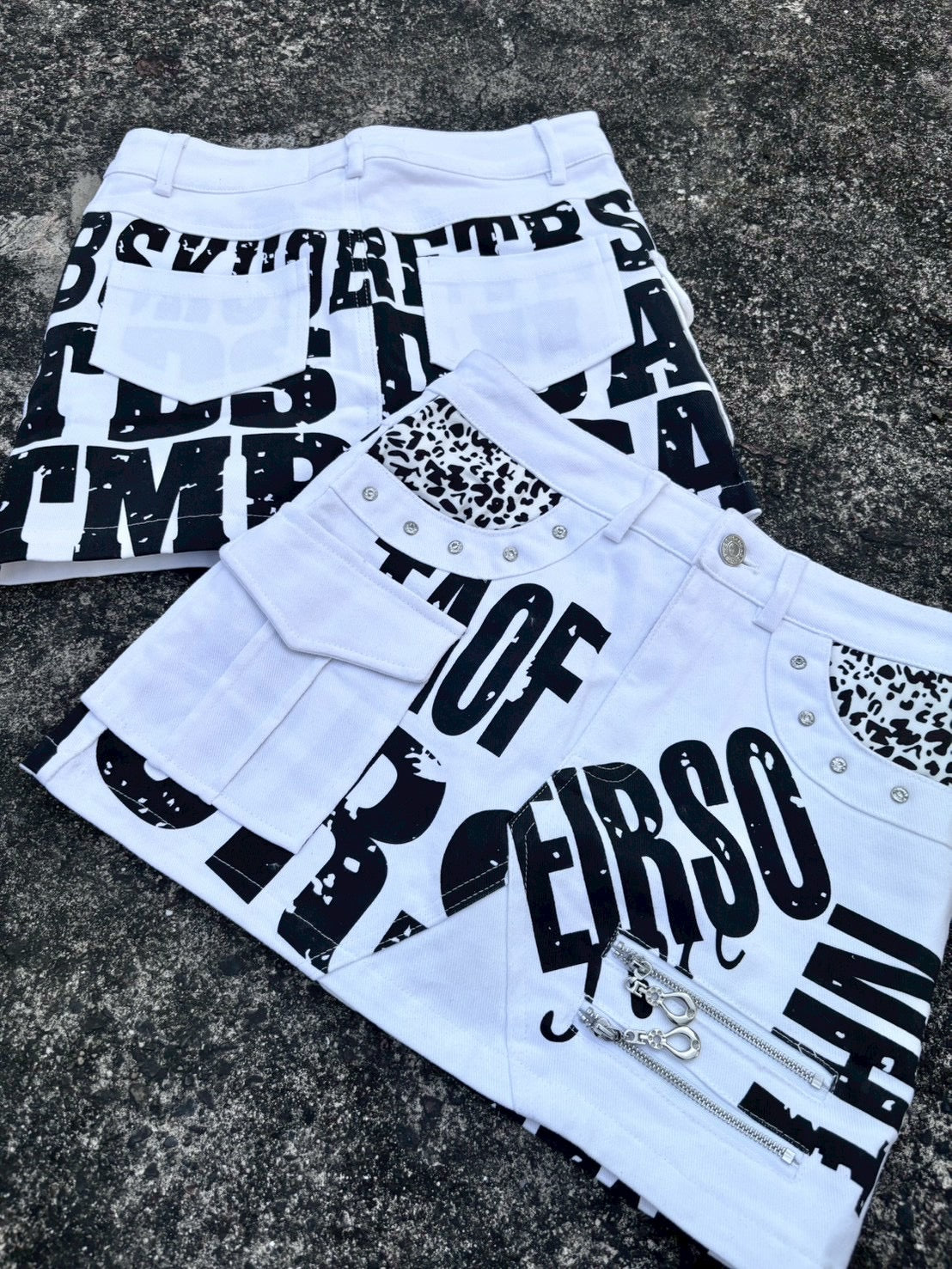 7/11 20:00発売  国際配送【BABY09】leopard pocket skirt