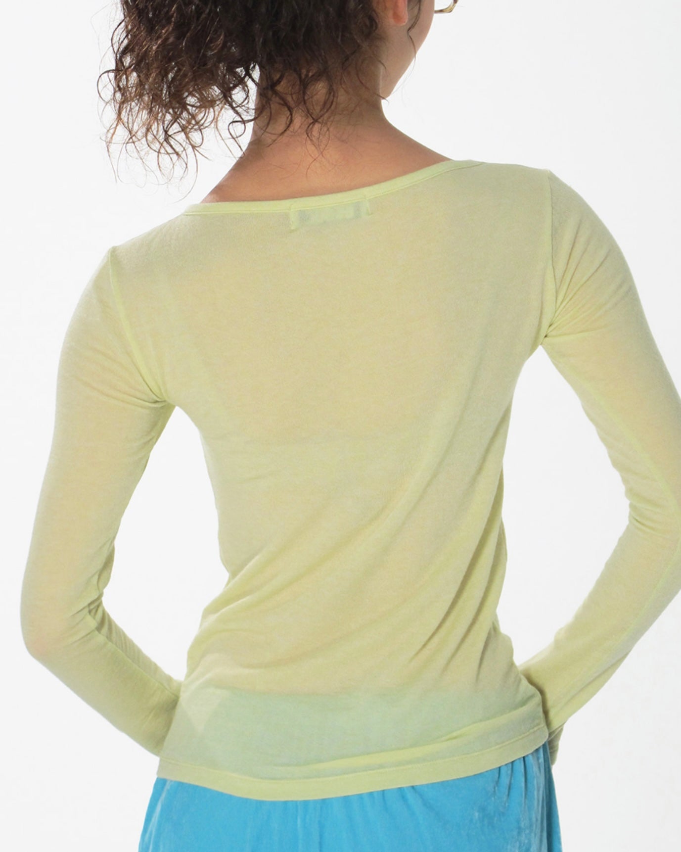 【CRANK】SHEER BASIC TOP