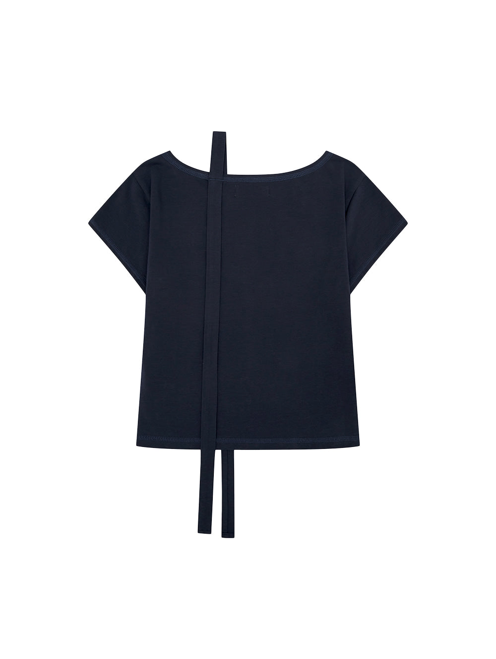 6/8 21:00発売【TUOMIO】RIBBON OFF SHOULDER T-SHIRT