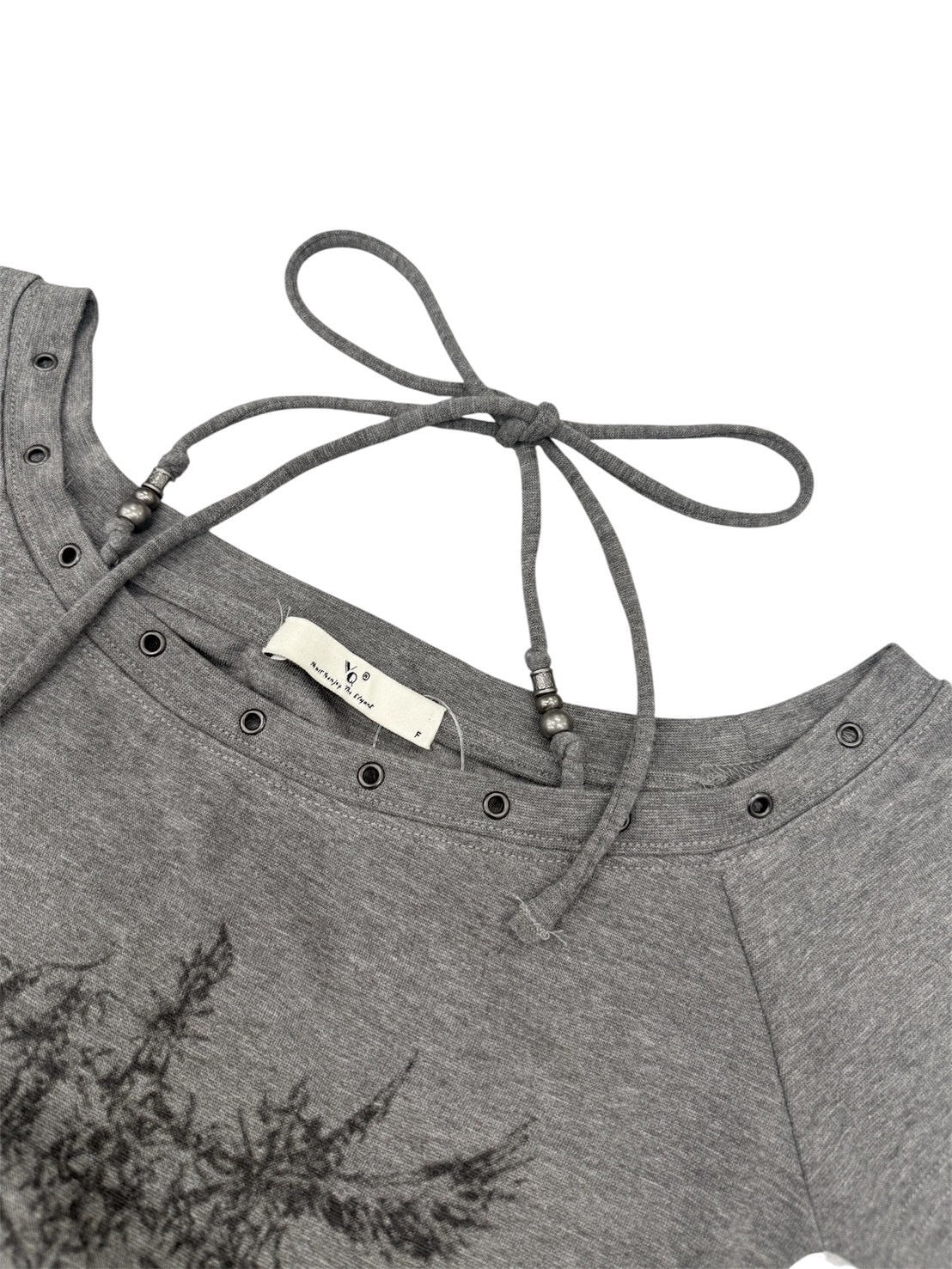 6/19 20:00発売 受注制【nmtc+】Anco Studded Halter Neck Tee (3color)