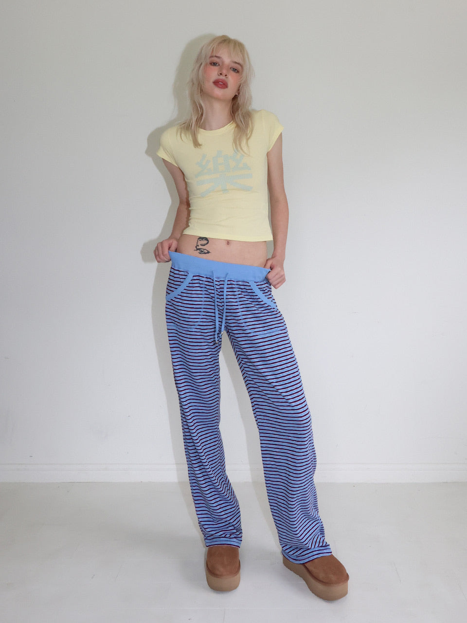 【CRANK】ROCK PIXEL SLIM TOP