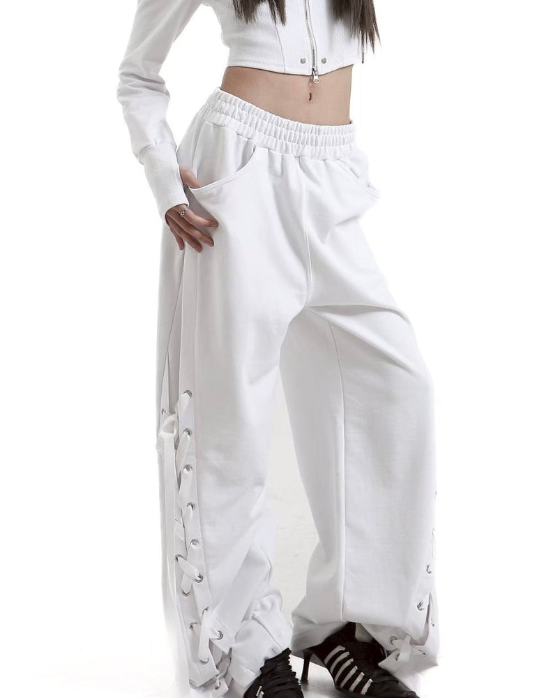【KAIYA】tie me up sweatpants