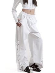 【KAIYA】tie me up sweatpants