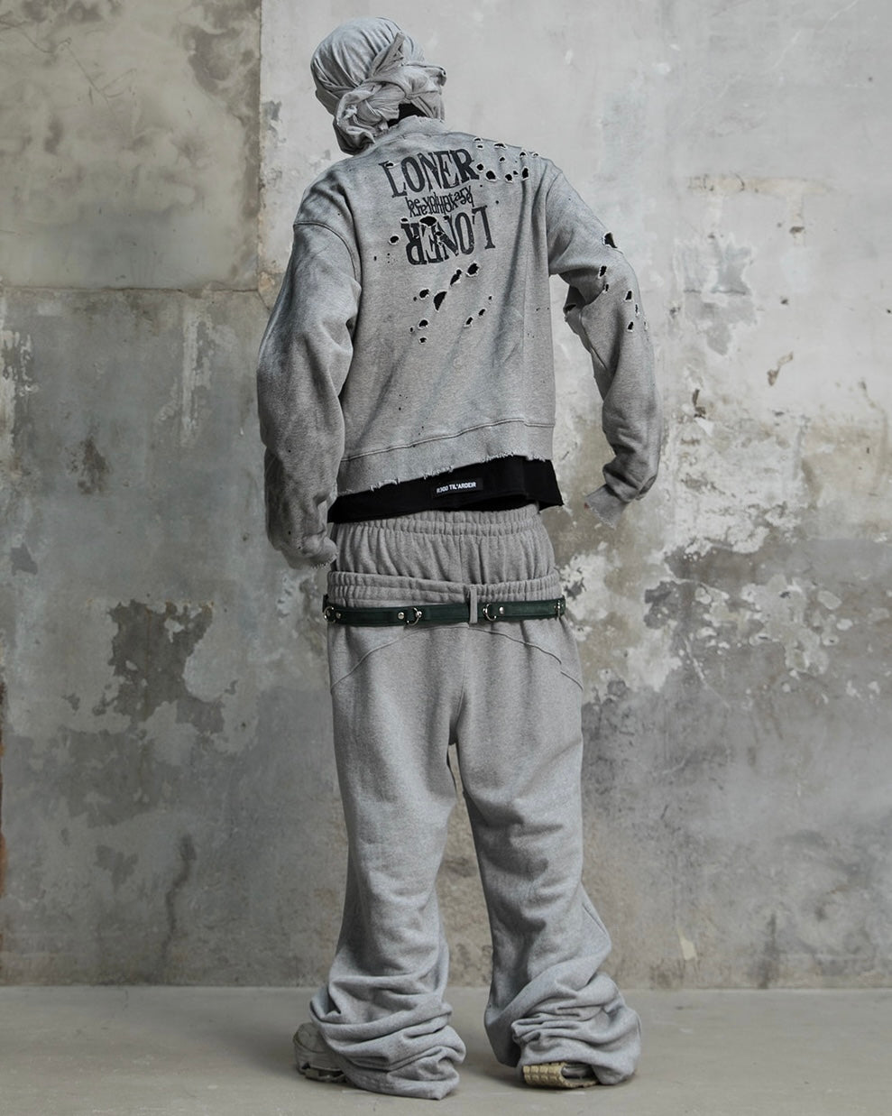 【roaringrad】Layered Waist Sweat Pants