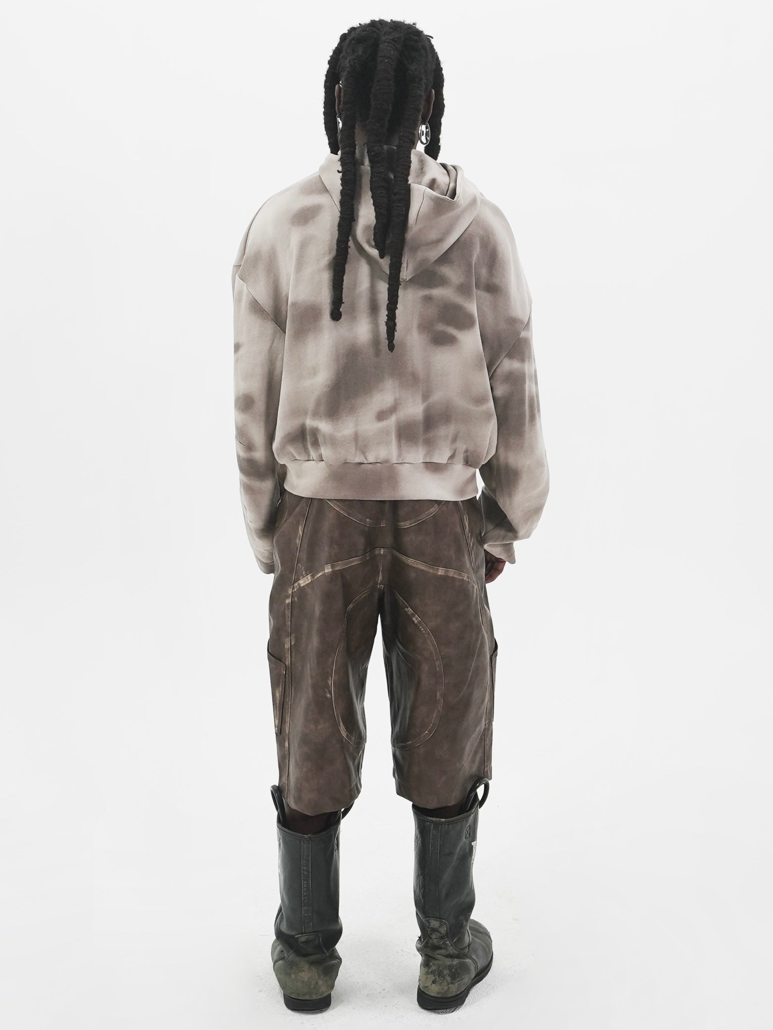 【E RIN AI E】DUSTY HOODIE ZIP UP