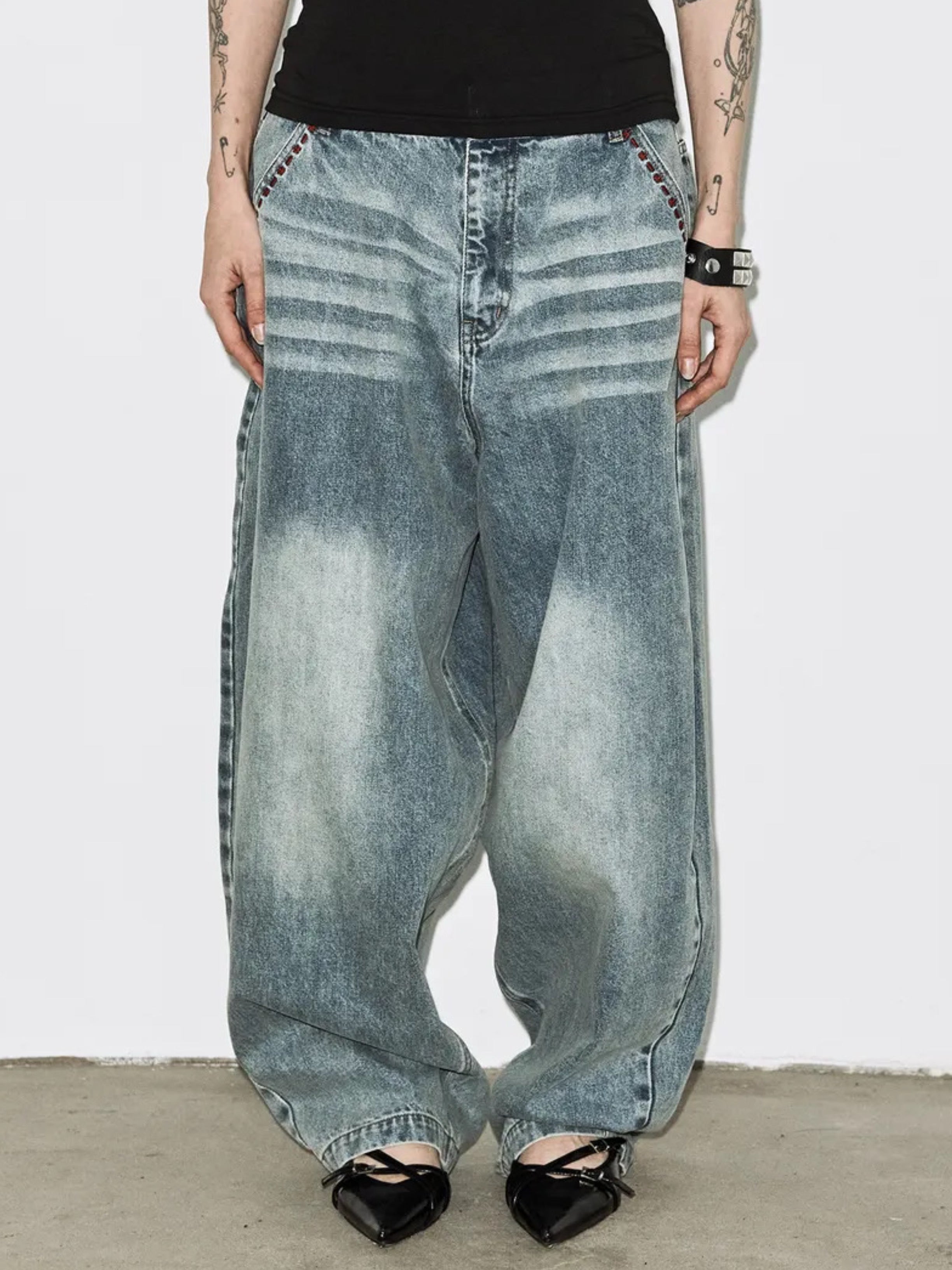 【FANCY CLUB】BAYWATCH DENIM PANTS