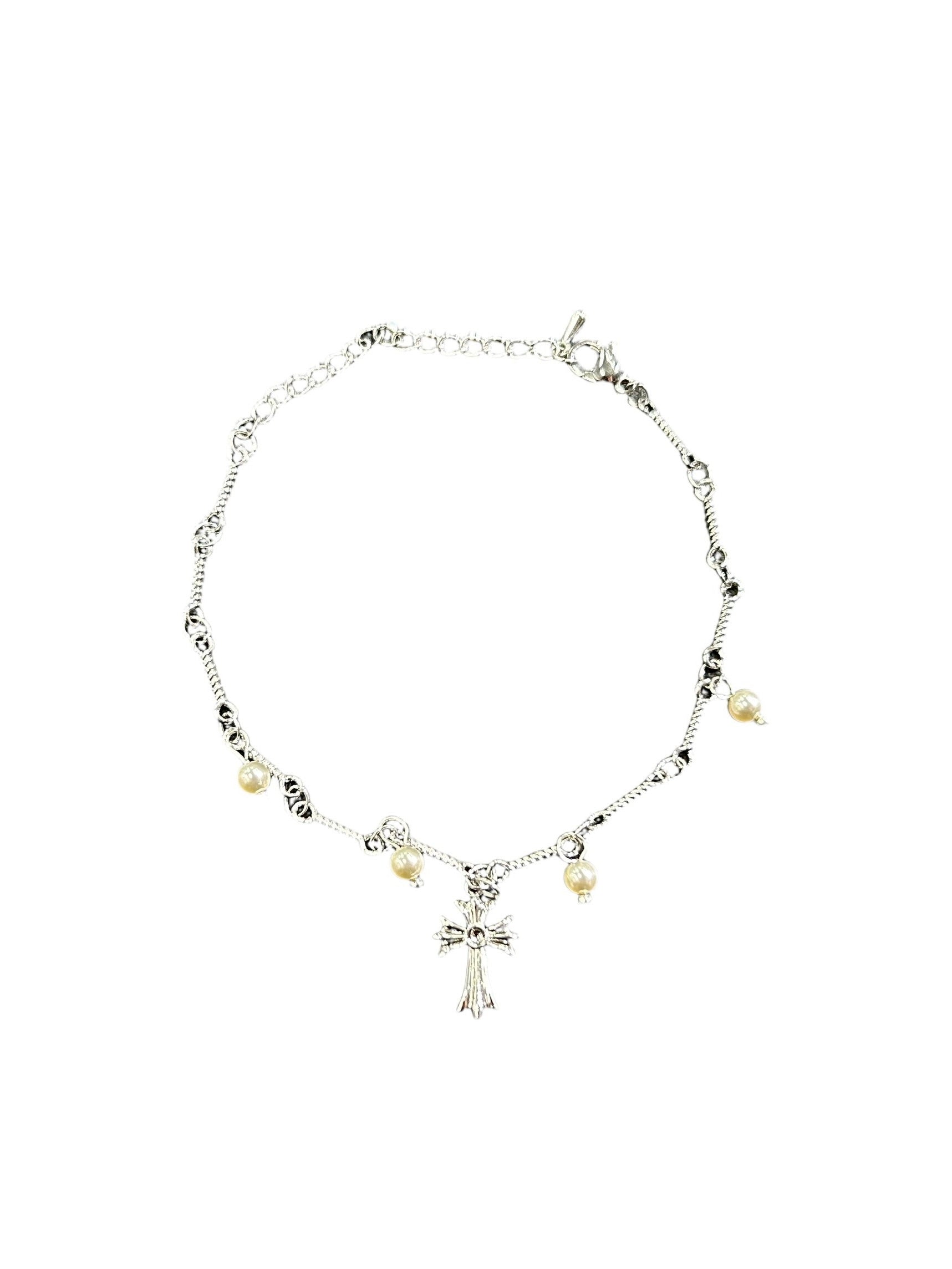 受注制【nmtc+】cross bracelet (2color)