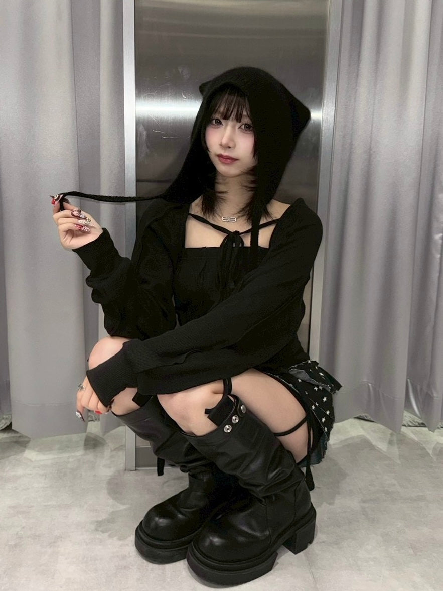 3/1 20:00発売 受注制【nmtc +】anngora cat knit cap / 【エヌエムティーシープラス】アンゴラキャットニットキャップ (3color)