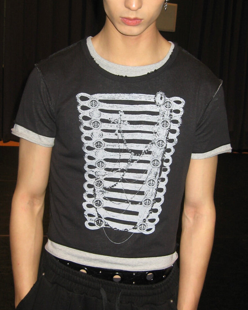 【LECYTO】Monarque Layered T-Shirt