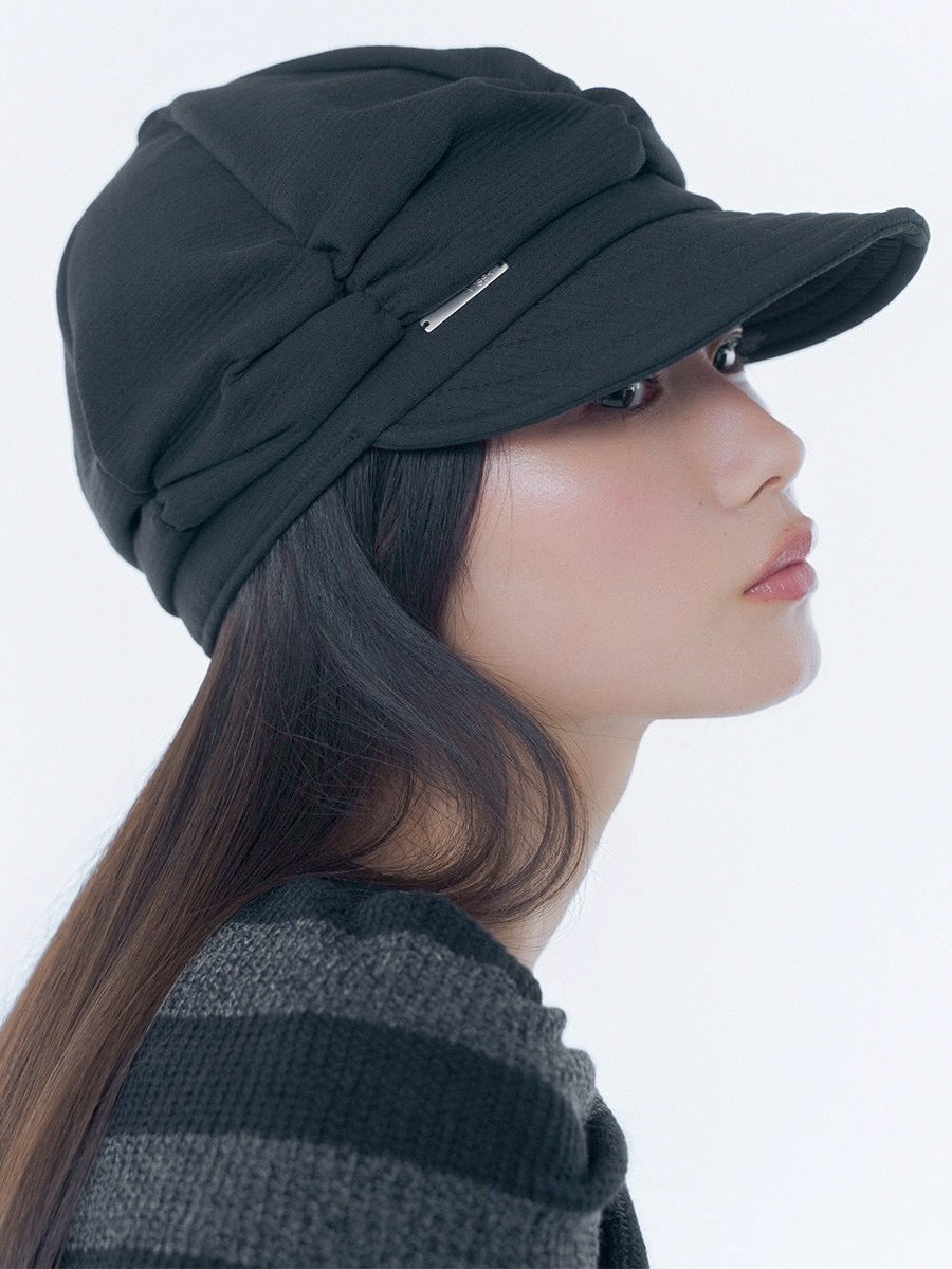 【Miseki seoul】Pleats shirring cap