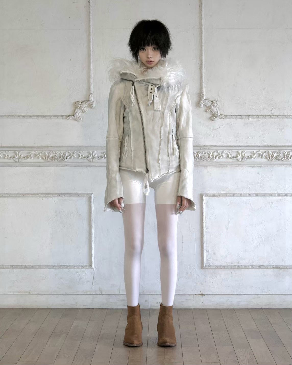 【YIKAI LABORATORY】INNER RADIANCE FUR JACKET