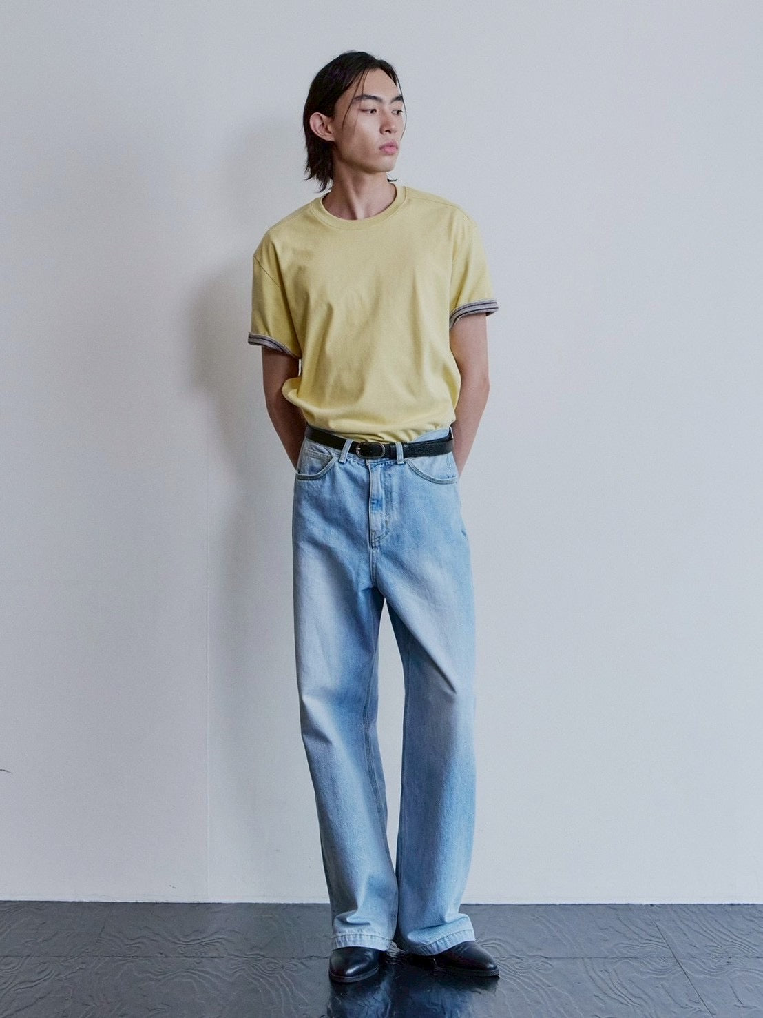 【Waviness】Stripe Layered T-shirts