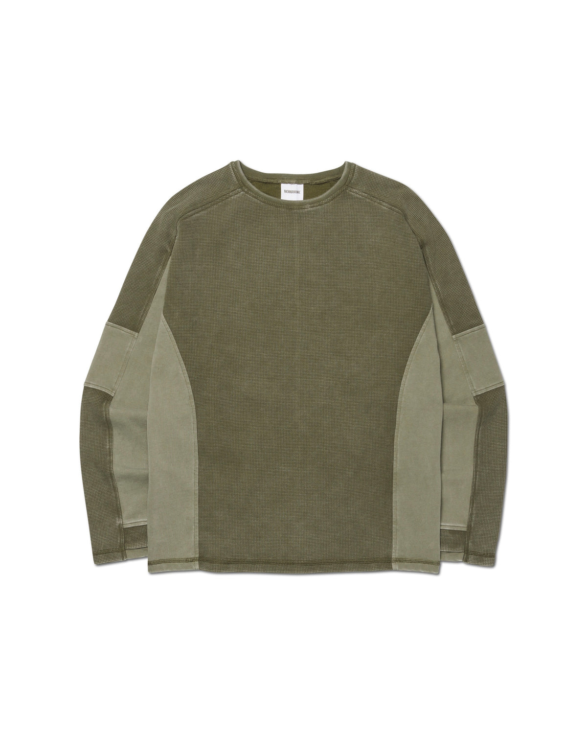【NOMANUAL】TRACE WAFFLE LONG SLEEVE TEE