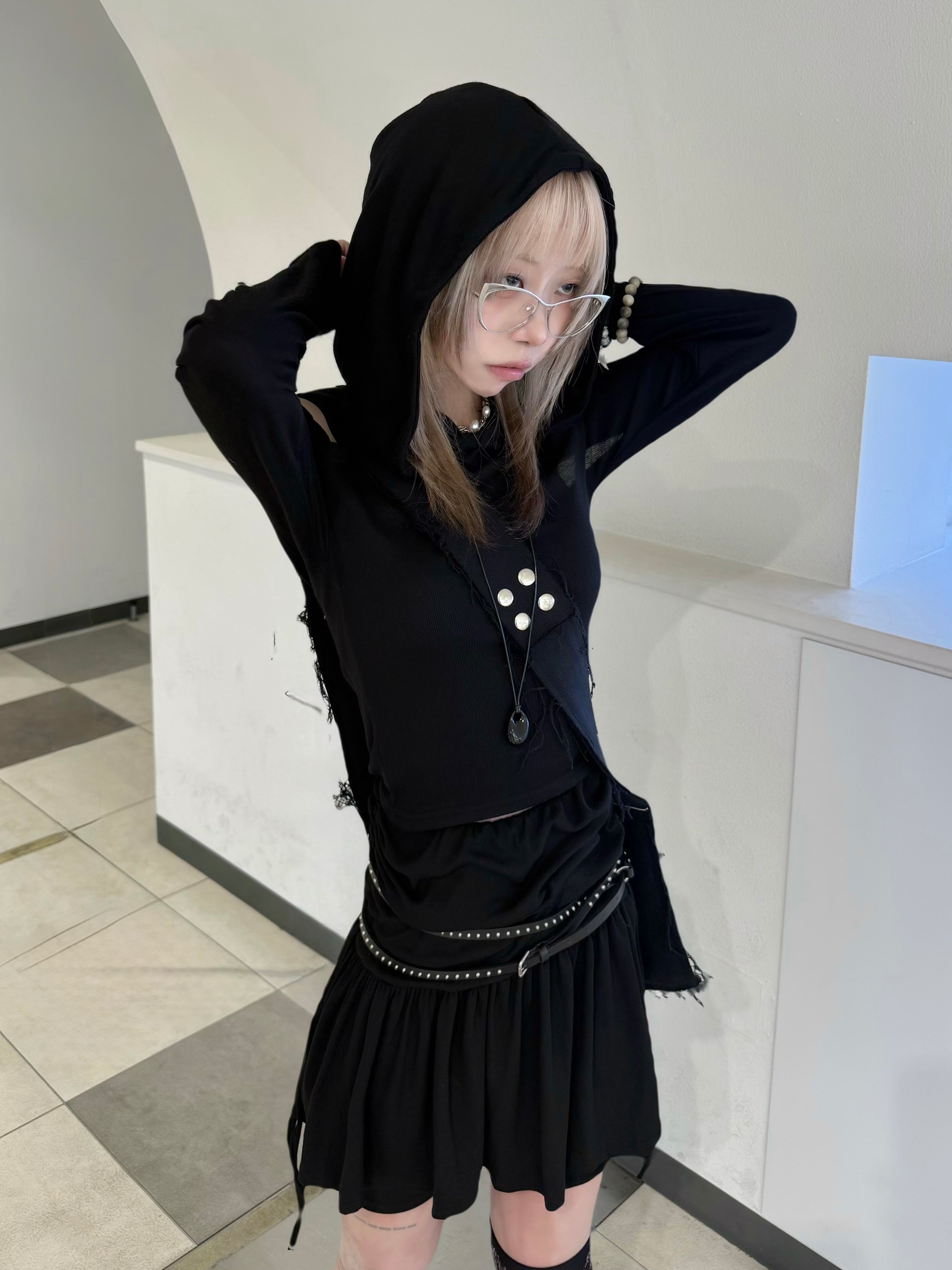 名古屋店WEB限定受注制【nmtc+】drawstring leggings skirt (3color)