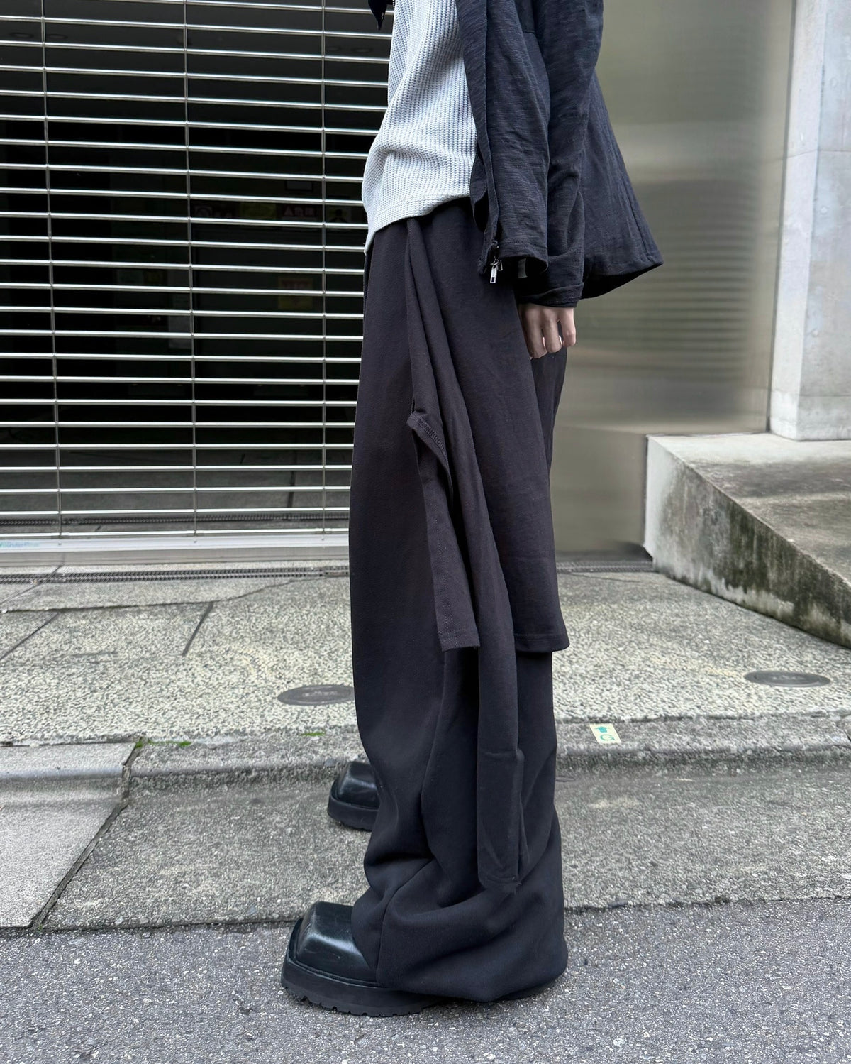 受注制【nmtc+】Drape Layer Pants (2color)