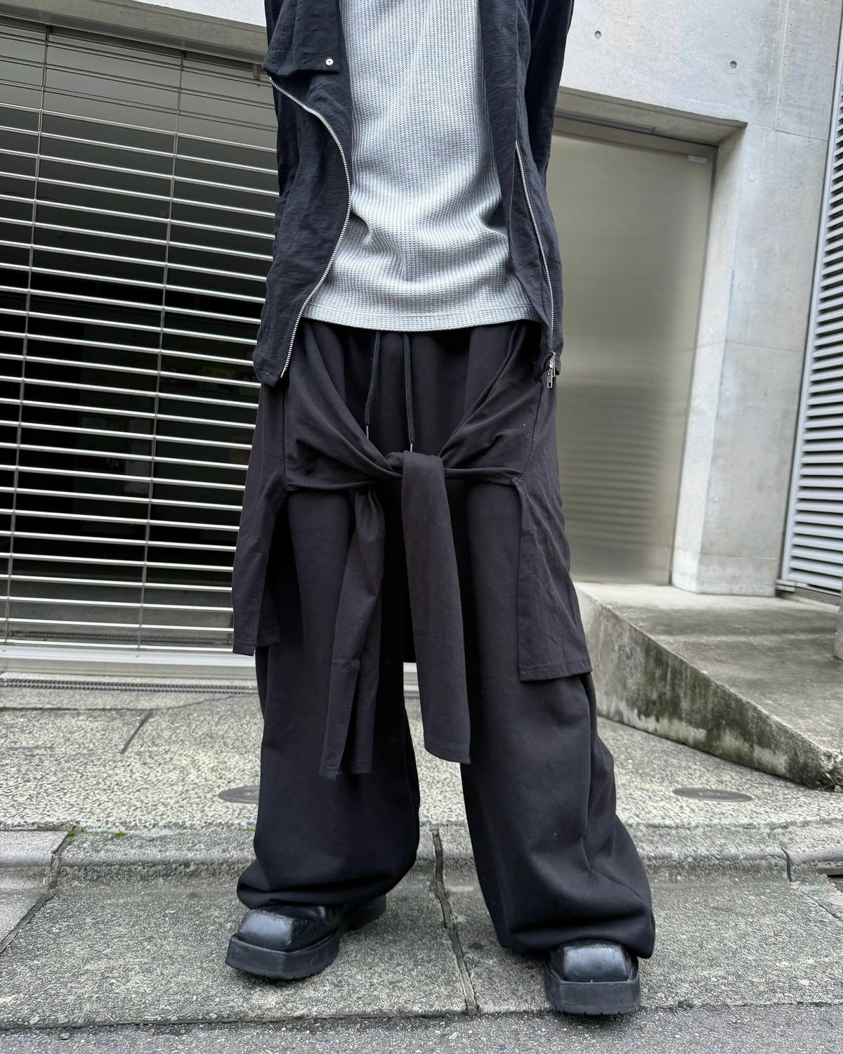 受注制【nmtc+】Drape Layer Pants (2color)