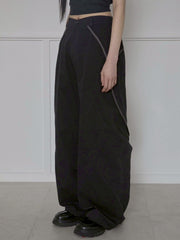 6/22 21:00発売【FLAREUP】Asymmetrical Wide Pants