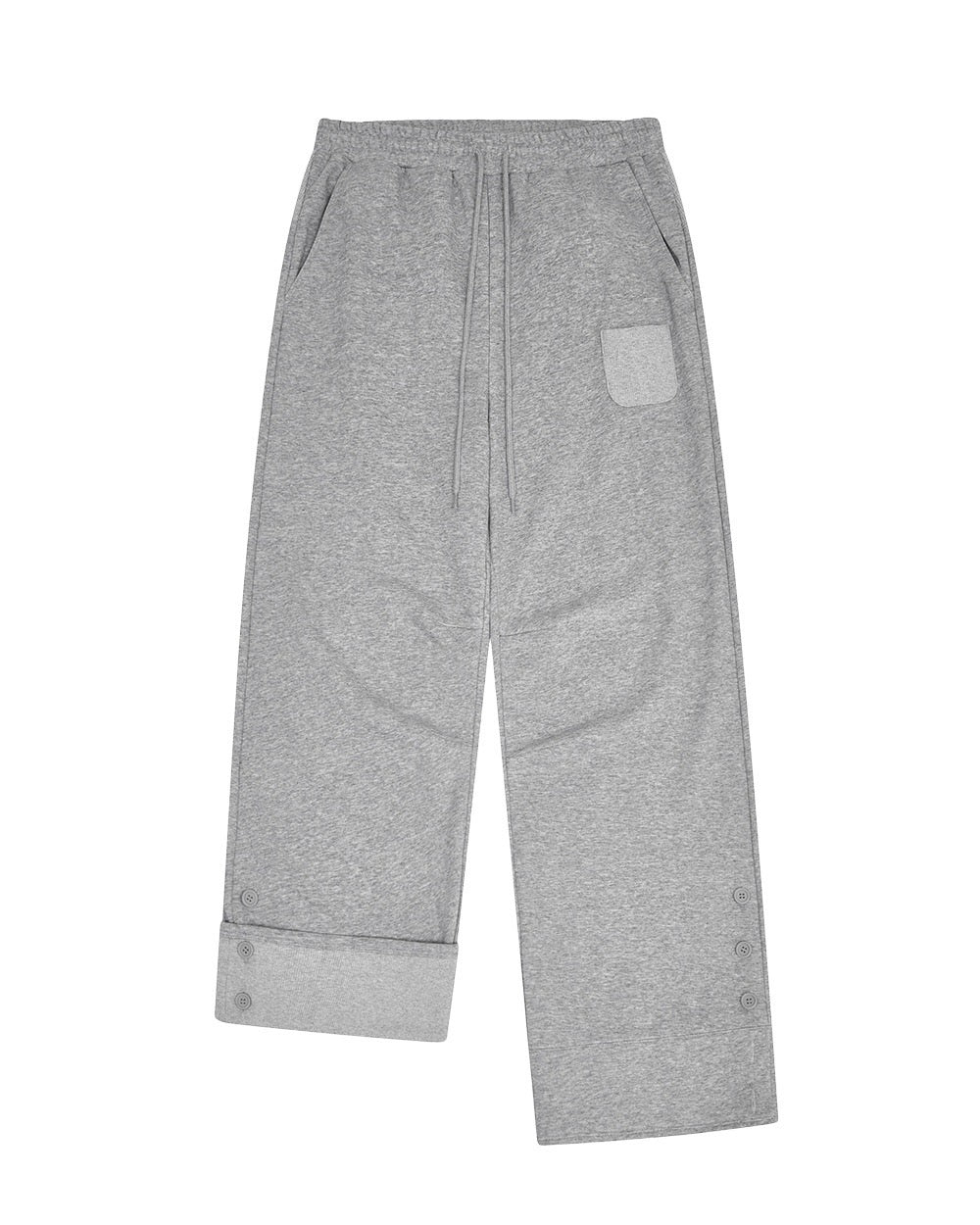 【TUOMIO】ROLL-UP BUTTON SWEATPANTS