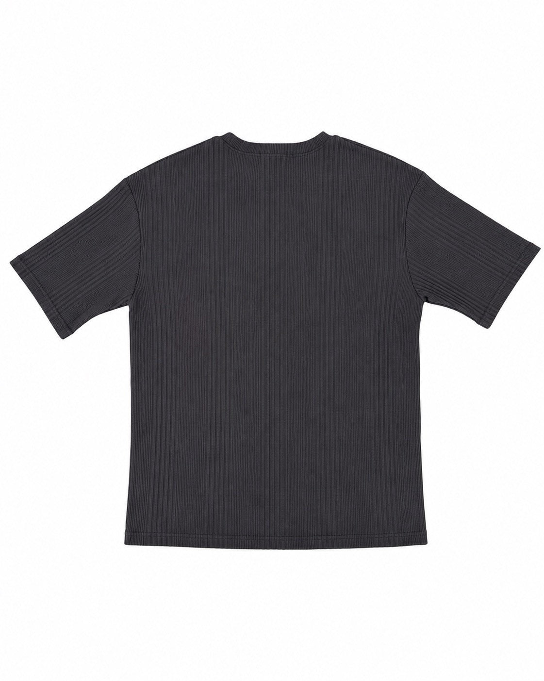 受注制【nmtc+】Ribbed Henley Neck Tee (3color)