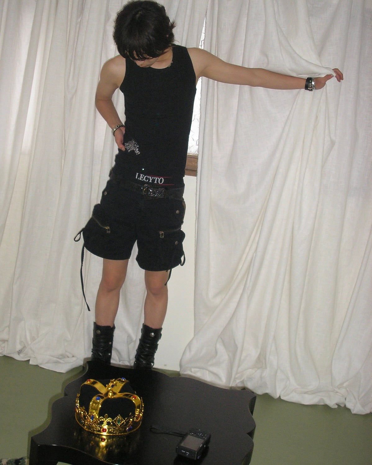 【LECYTO】Glitter Rib Sleeveless