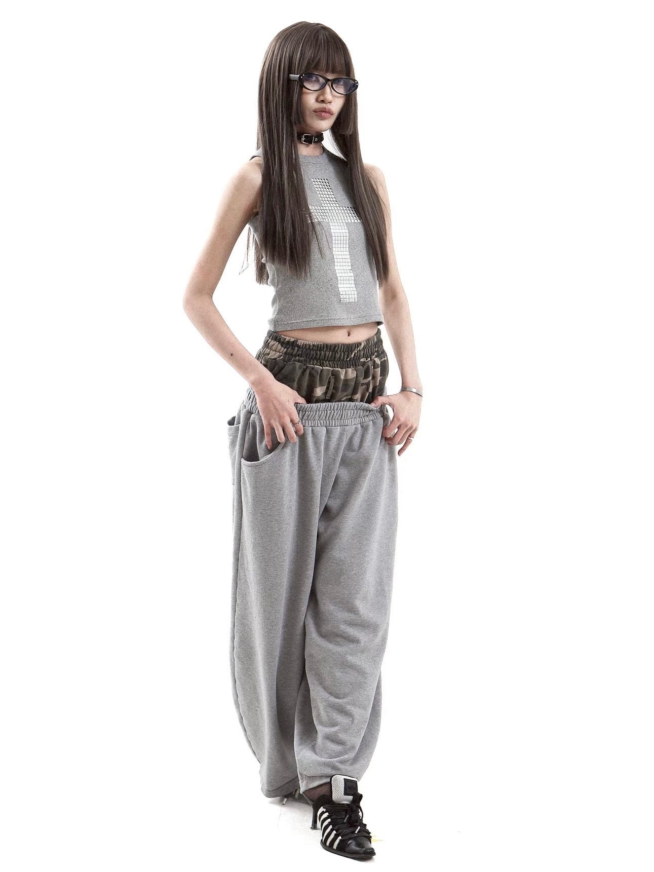 【KAIYA】cross sleeveless