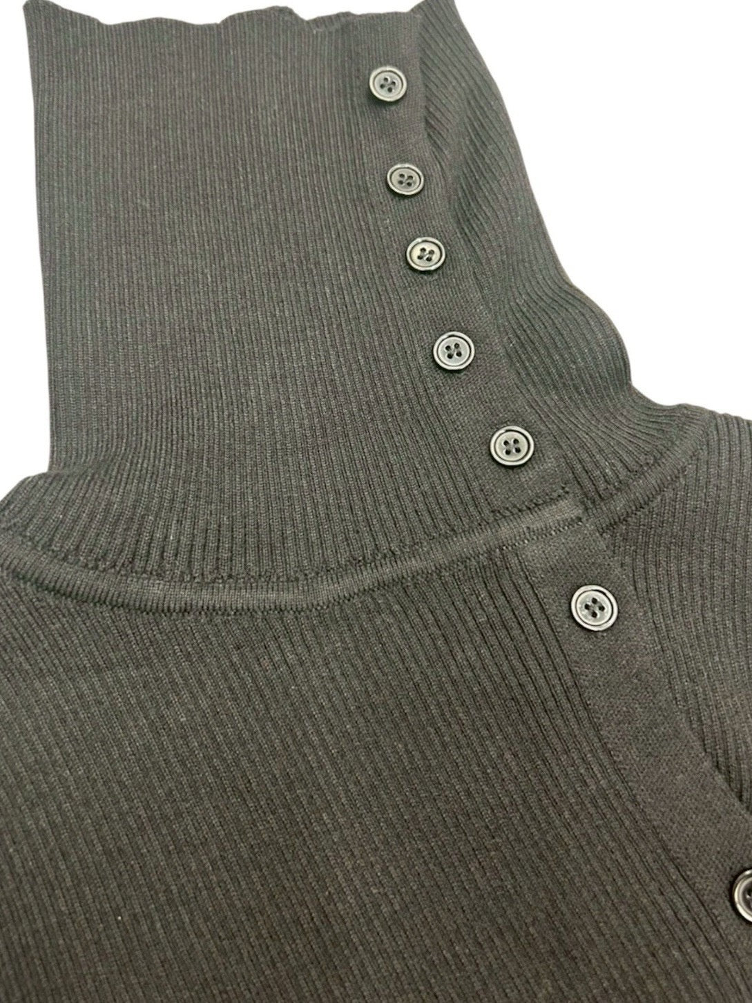 3/1 20:00発売 受注制【nmtc +】diagonal button knit / 【エヌエムティーシープラス】ダイアゴナルボタンニット (2color)