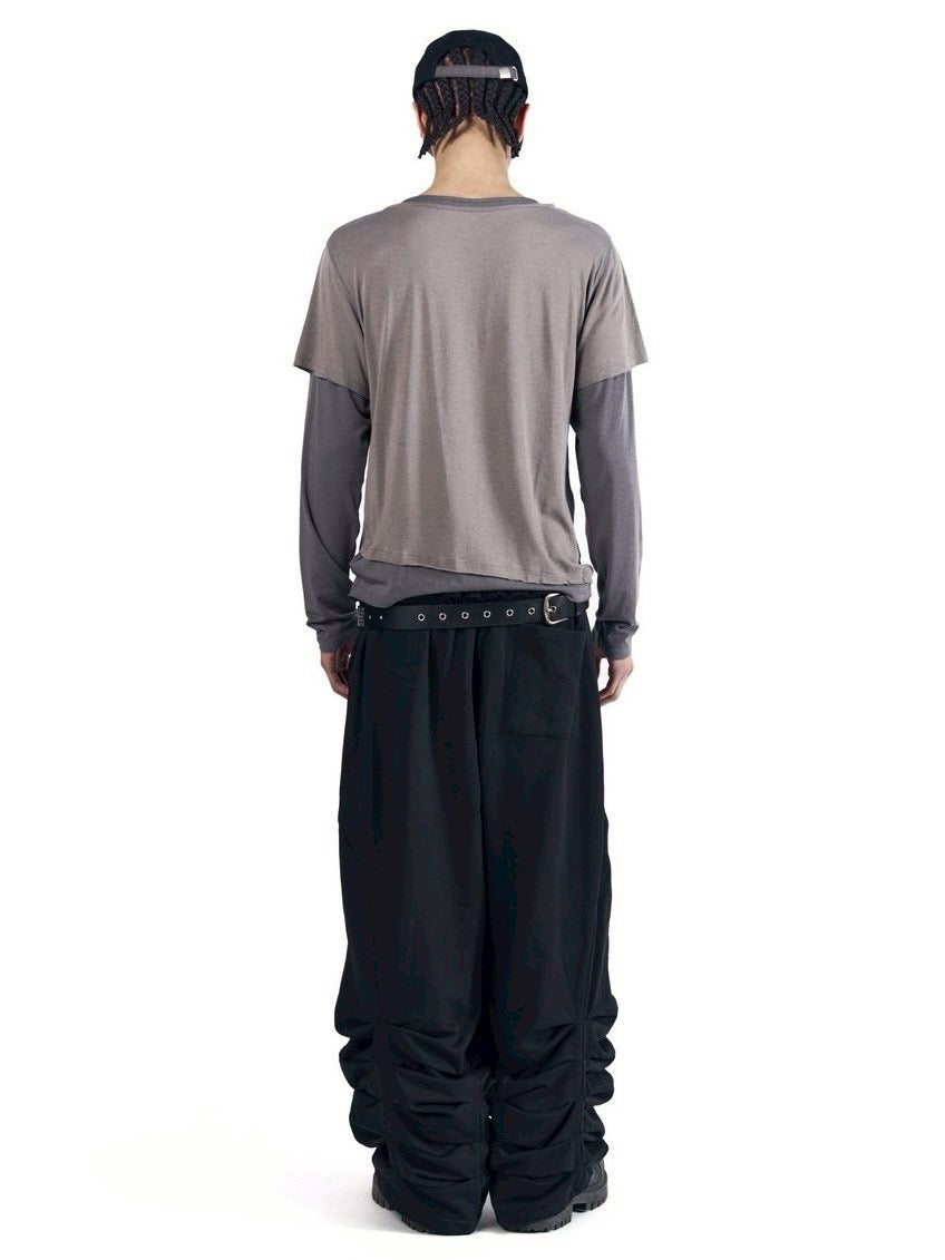 【AAKAM】Sediment Pin-Tuck Sweatpants