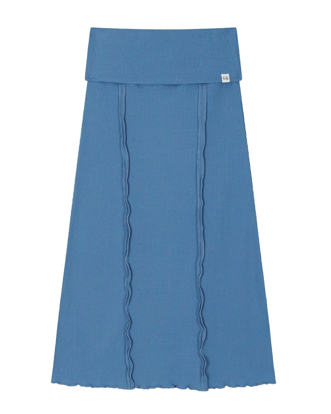 【Uglyshadow】RIBBED LONG SKIRT