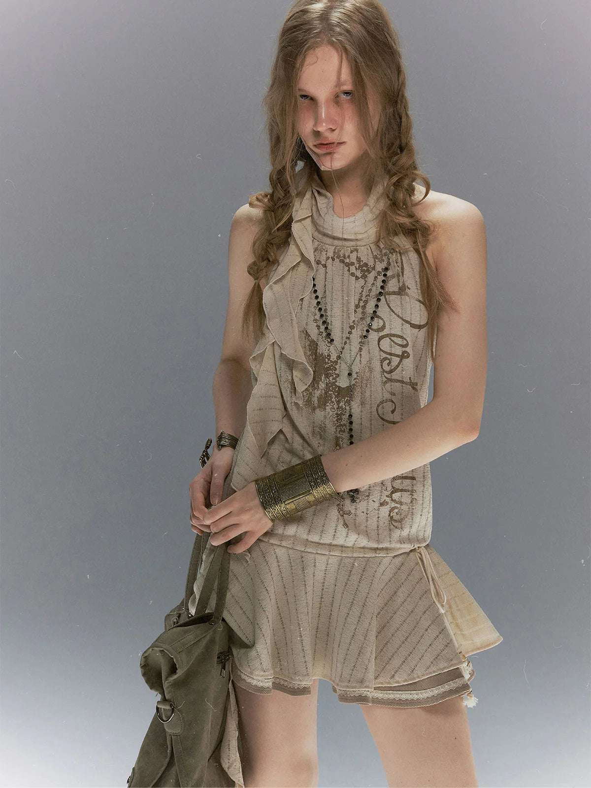 【Cest Nous】Lace beaded camisole