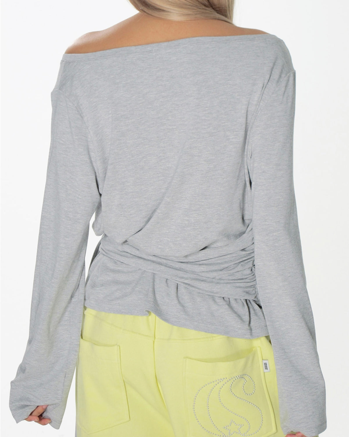 【CRANK】TIED OFF-SHOULDER TOP