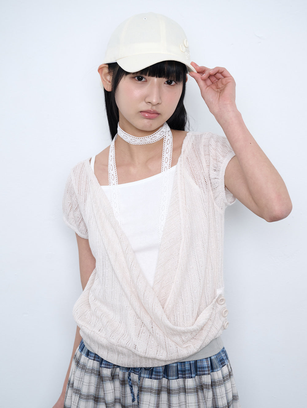 【TUOMIO】LIGHT LAYERED BOLERO
