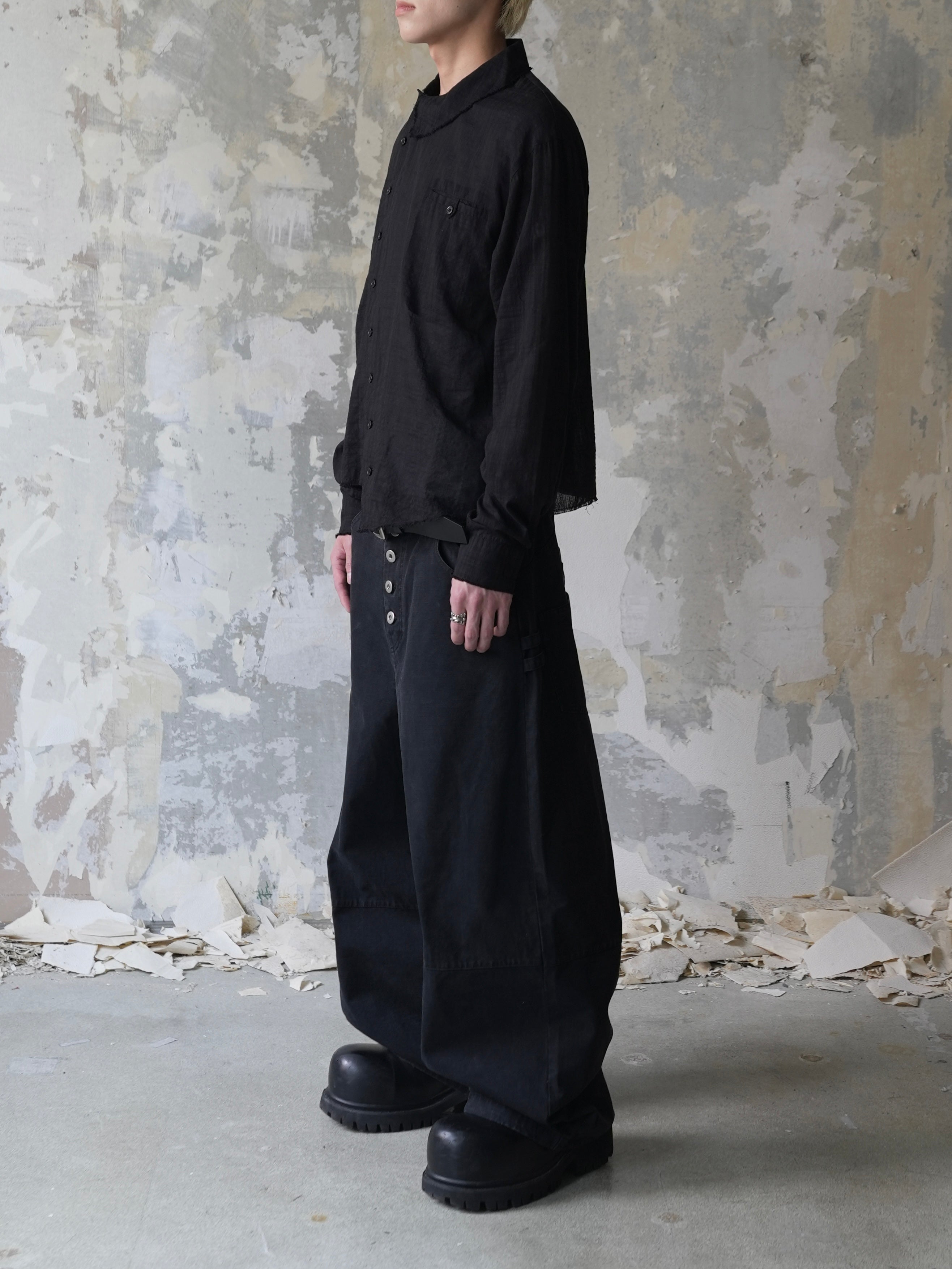【Lee fi Ne】Ripstop Button Fly Trousers