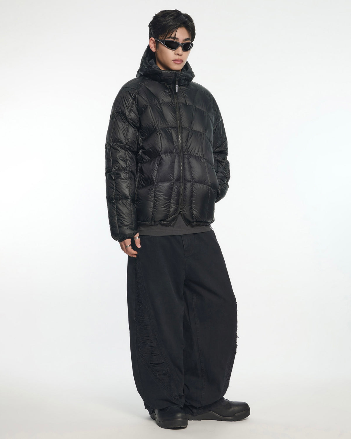 【NOMANUAL】PANEL DESTROYED PANTS