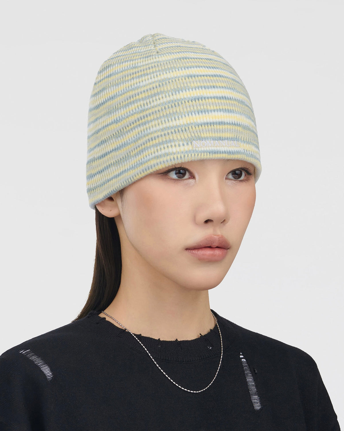 【NOMANUAL】NM MIXED BEANIE
