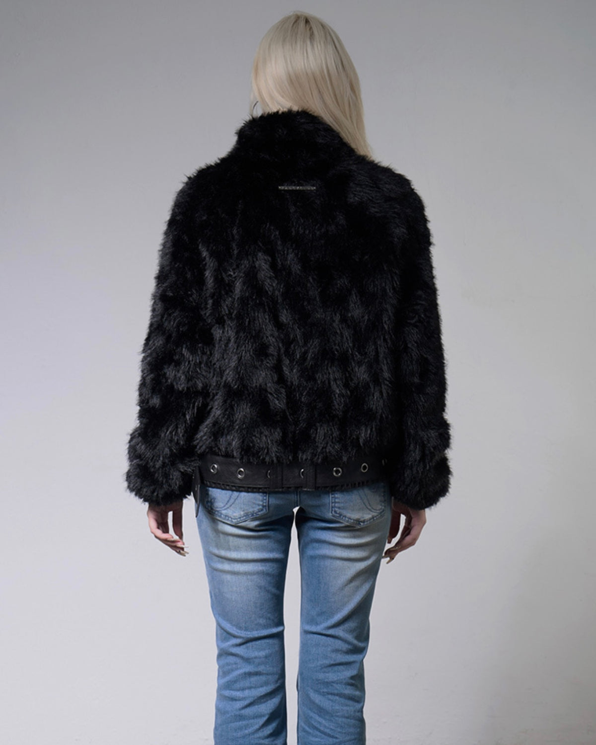【FANCY CLUB】TOGGLE LEATHER FUR JACKET