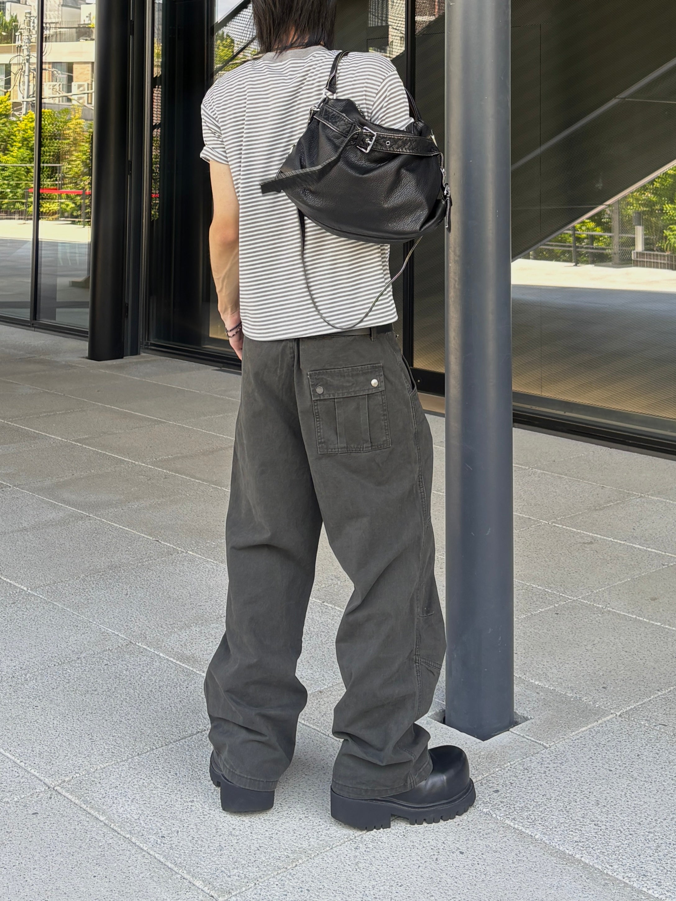 受注制【youll】Semi wide cotton pants (2color)