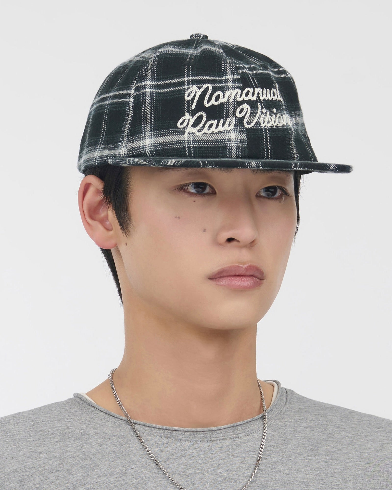 【NOMANUAL】N.R CHECK BALL CAP