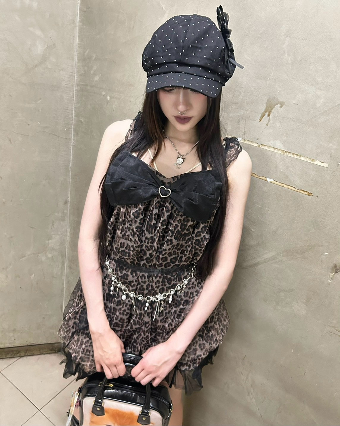 国際配送【BABY09】star pearl waist chain
