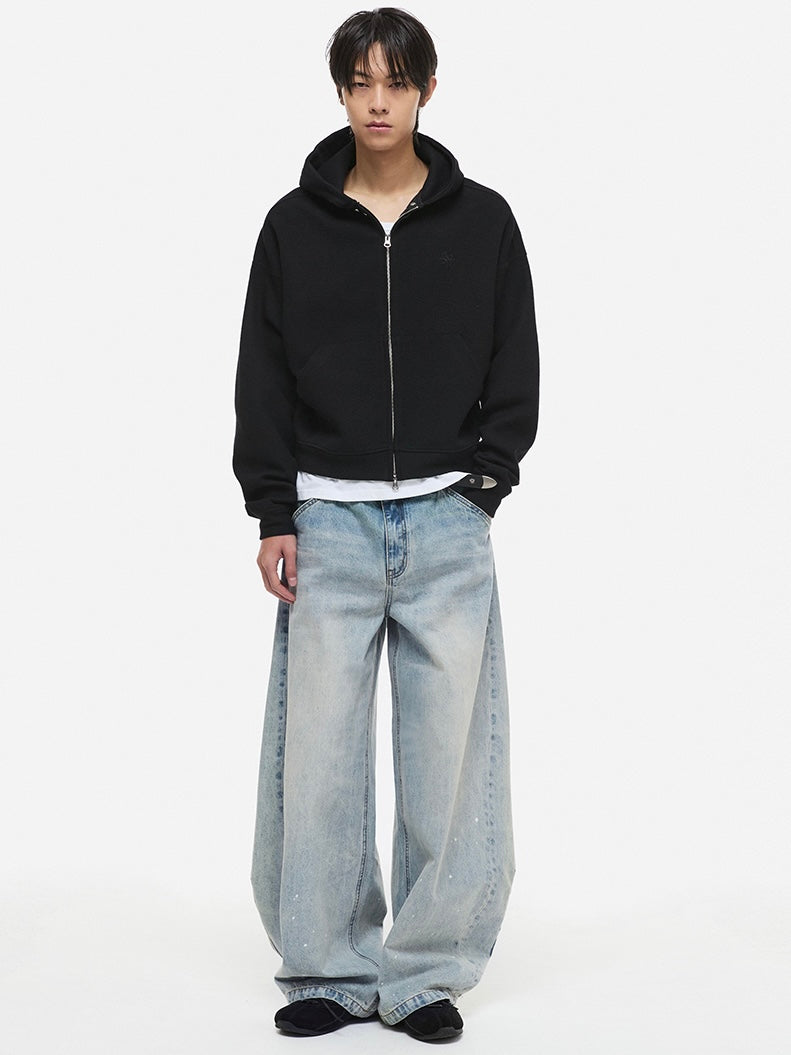 【DNSR】Painting Curved Denim Pants